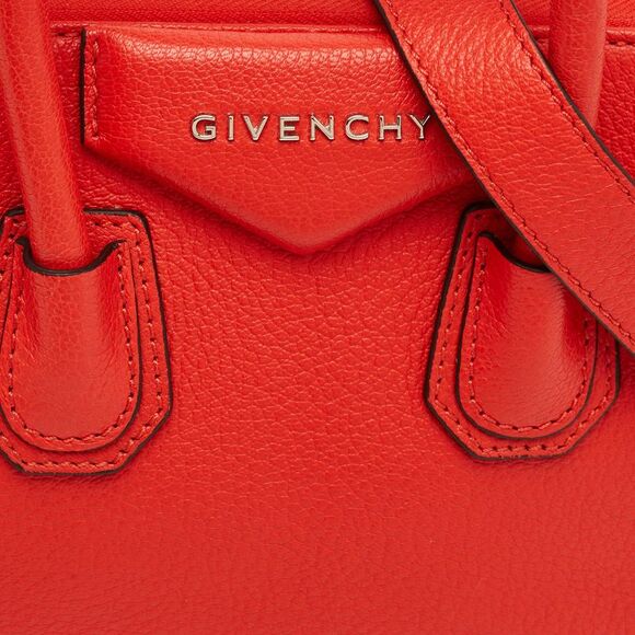 Givenchy Red Leather Mini Antigona Satchel - Picture 5 of 7